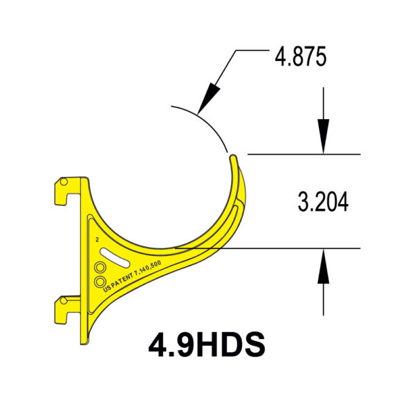 4.9hds Heavy Duty Saddle Rack