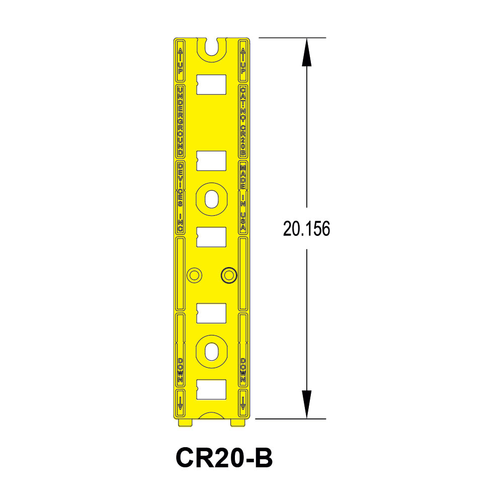 CR20 B Heavy Duty Rack Stanchion – Advance Concrete Products